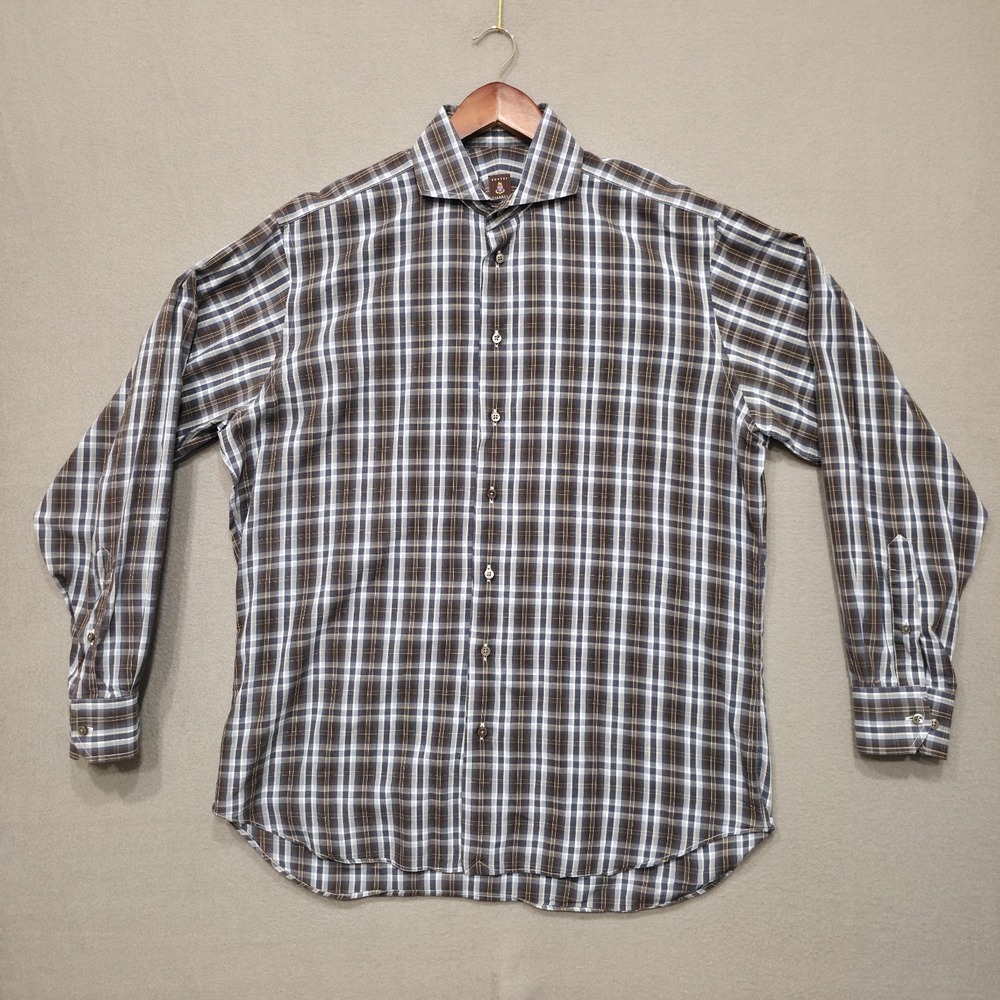 Robert Talbott Men's Multicolor Long Sleeve Button Up Shirt Size Large